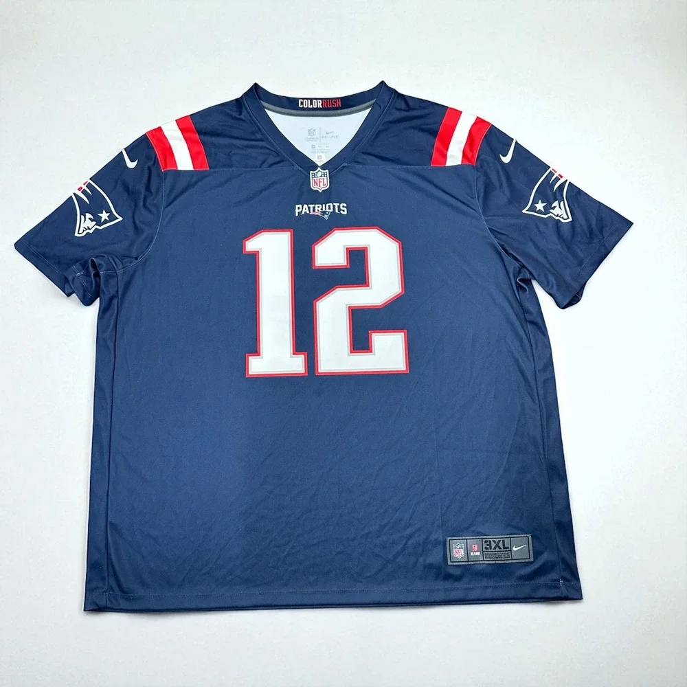 Tom Brady New England‎ Patriots Men's 3XL Nike Color Rush Legend Jersey NWOT - Picture 3 of 9